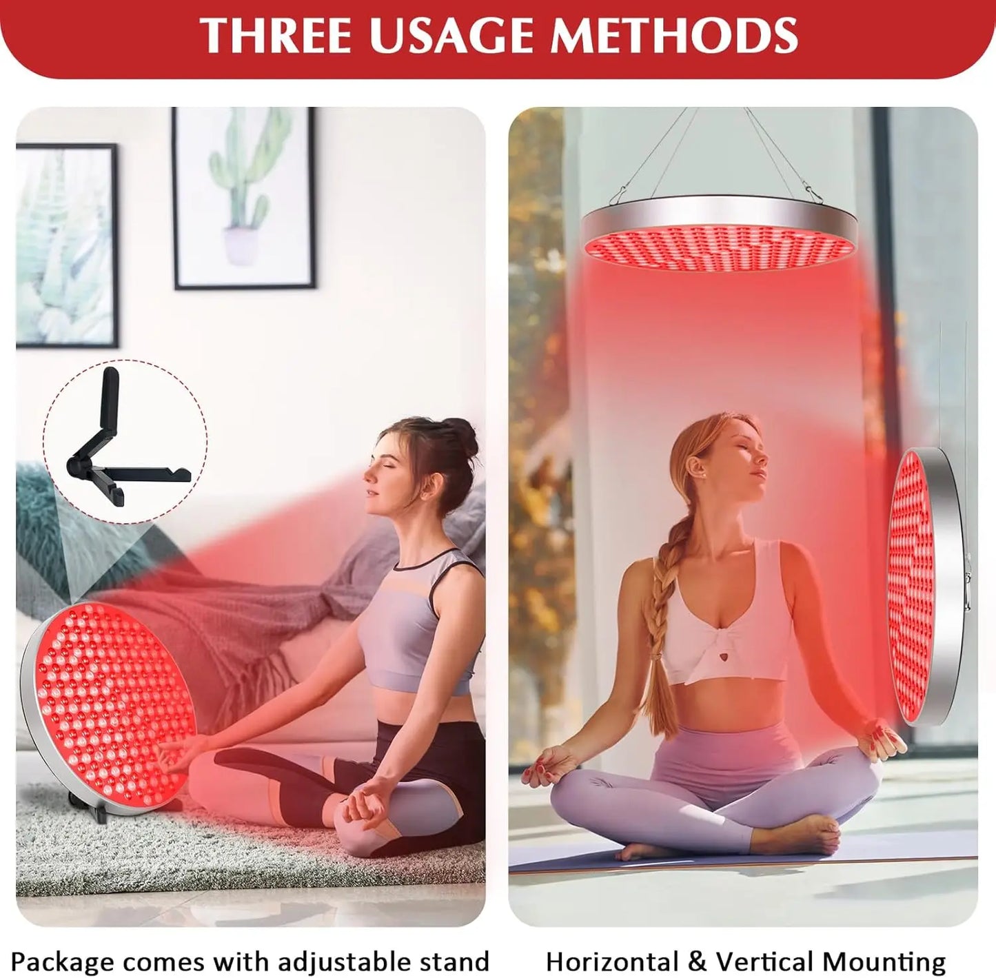 Professional Red Light Therapy Panel - 660nm + 850nm LED Device