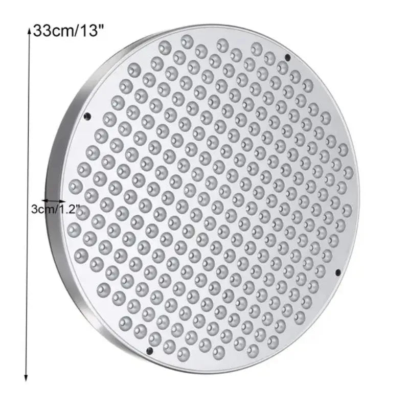 Professional red light therapy panel with 660nm and 850nm LEDs